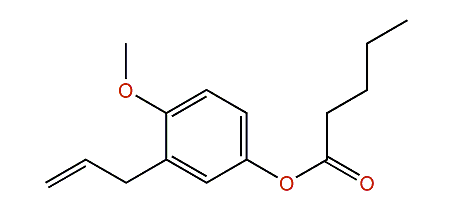 3-Allyl-4-methoxyphenyl pentanoate